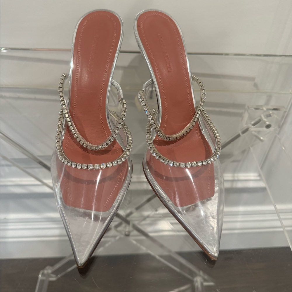 Amina Muaddi Gilda Mules size 38